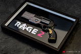 Rage 2 - Firestorm Revolver Inside Wooden Frame
