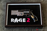 Rage 2 - Firestorm Revolver Inside Wooden Frame